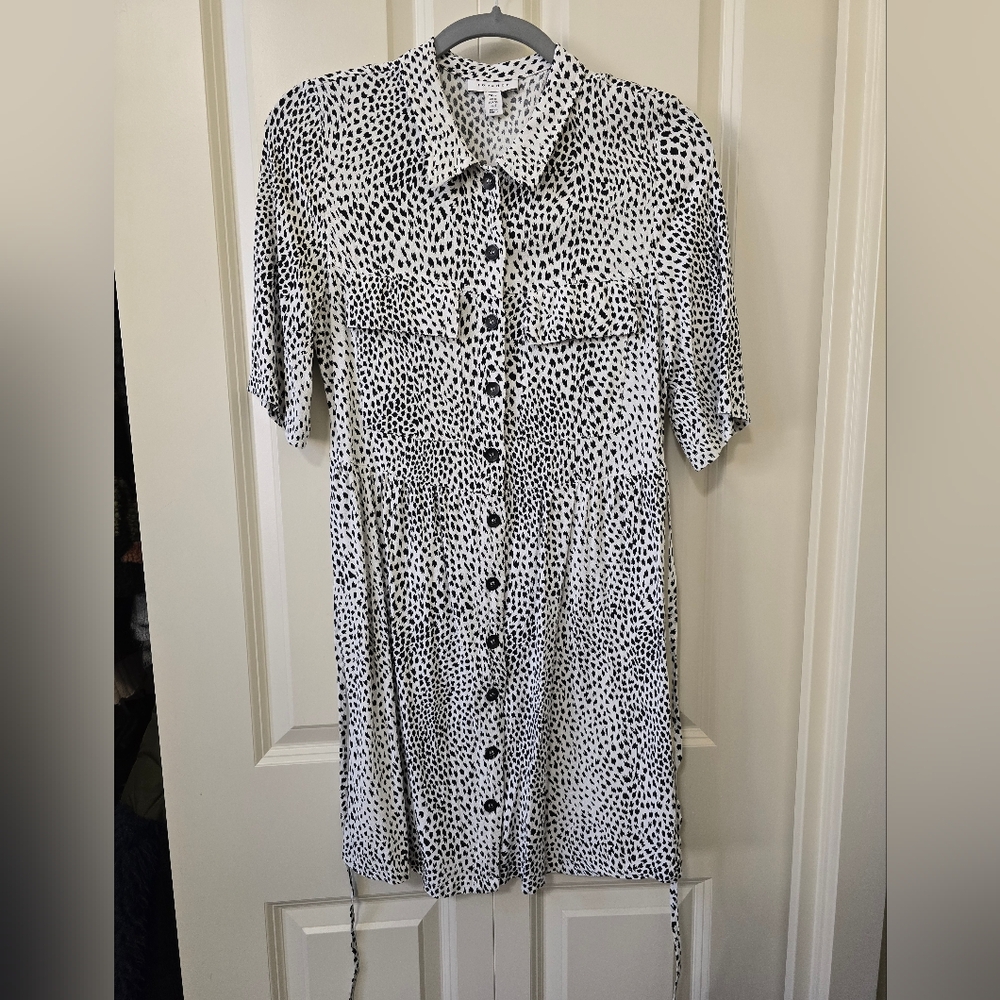 Top Shop Button Down Mini Dress